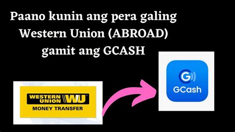 how to claim western union to gcash
